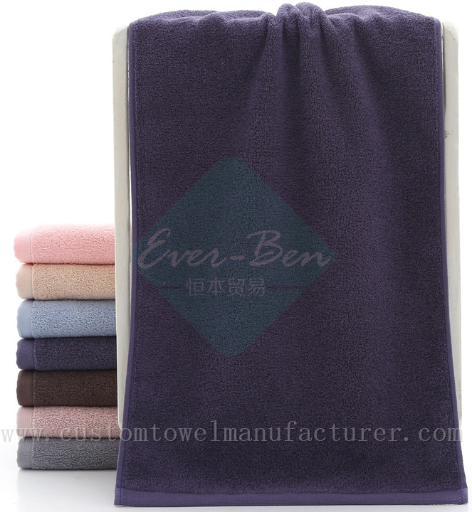 China Custom Cotton lightweight beach towel Factory|Bulk custom Cotton Sport Towels Producer for Germany France Italy Netherlands Norway Middle-East USA